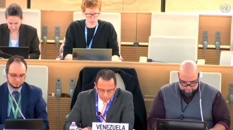El representante permanente de Venezuela ante la ONU en Ginebra, Alexander Yánez Deleuze