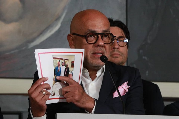 El presidente de la Asamblea Nacional, Jorge Rodríguez.