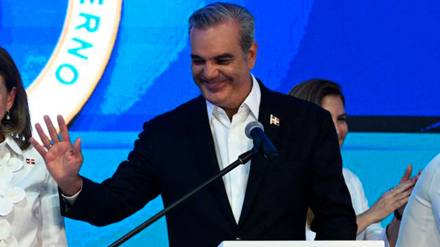  Luis Abinader, presidente reelecto de RD.