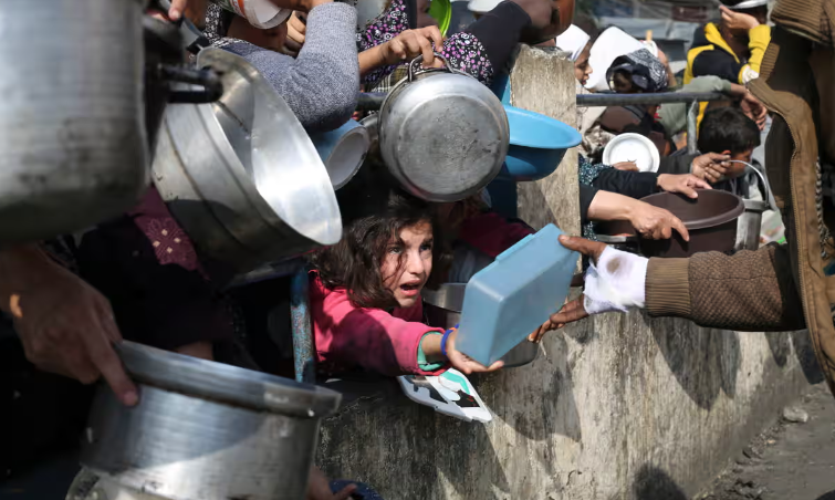 Varios cientos de miles de personas permanecen en Rafah mientras casi la mitad de la población de Gaza enfrenta niveles catastróficos de hambre.