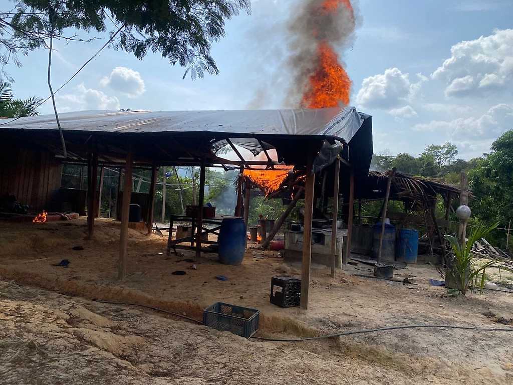 Destruyen laboratorio de drogas en el Zulia