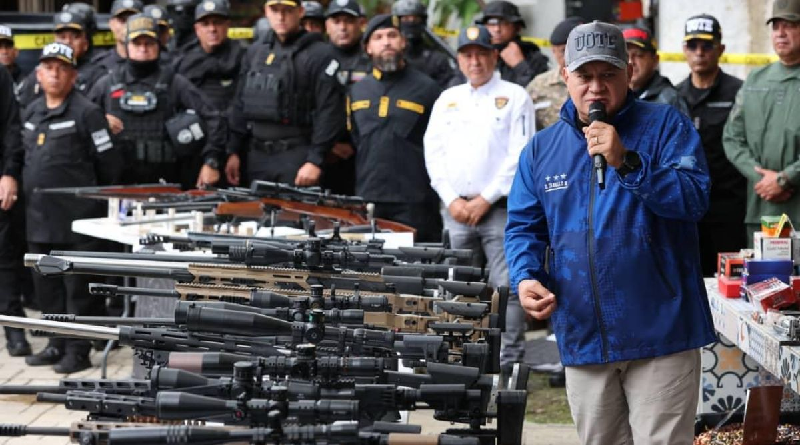 Autoridades encuentran arsenal de armas de alto calibre en Miranda