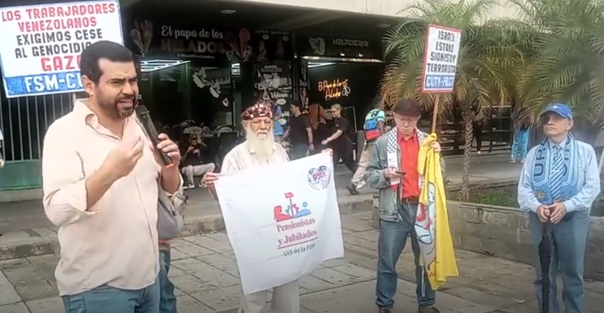 La causa Palestina es la causa de todos los pueblos del mundo, Gustavo Martinez de Marea Socialista