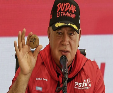 Diosdado Cabello, ministro de Interior de Venezuela