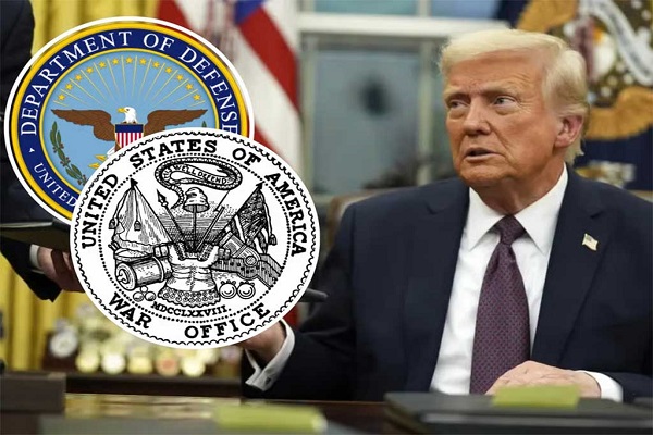 (VIDEO) Trump firma orden, cambia nombre de Departamento de Defensa de EEUU