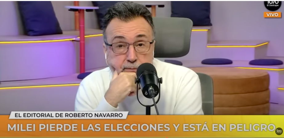 Milei pierde las elecciones y está en peligro