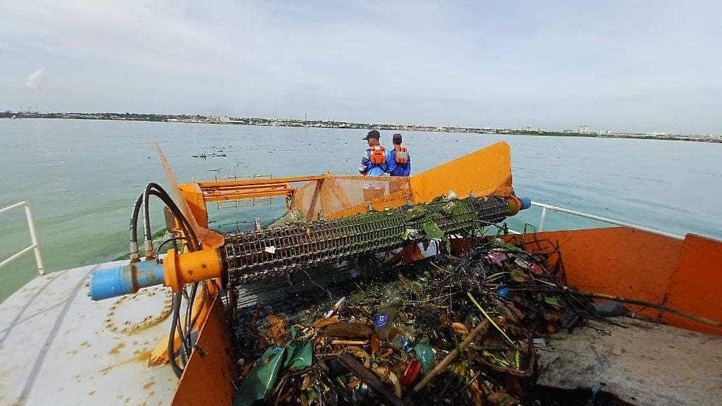 Limpiando el Lago de Maracaibo