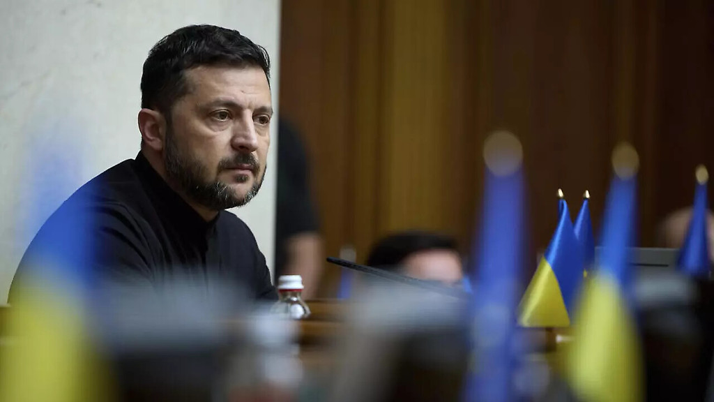 El presidente de Ucrania, Volodimir Zelenski