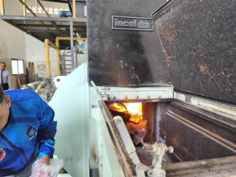 Incineran droga incautada en Mérida