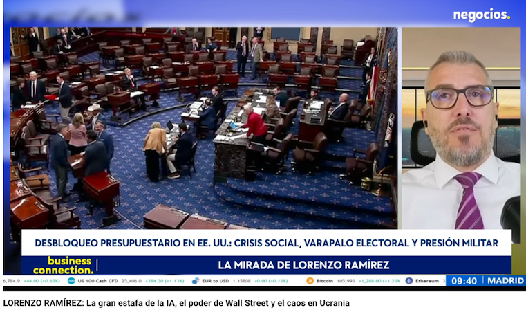 La gran estafa de la IA, el poder de Wall Street y el caos en Ucrania, opinión de Lorenzo Ramírez