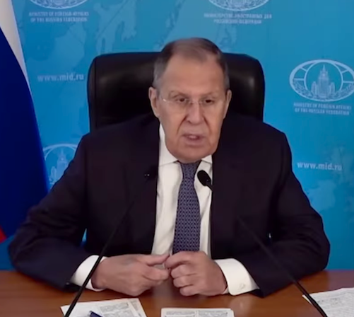 Sergey Lavrov, ministro de relaciones exteriores de la Federación Rusa, condenó las acciones de los Estados Unidos contra Venezuela, en el Caribe