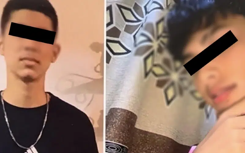 Alexander Alvarado Reyes (15) y Ashleikert Ríos Salamanca (17)