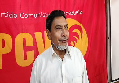 Oscar Figuera, Secretario General del Partido Comunista de Venezuela (PCV)