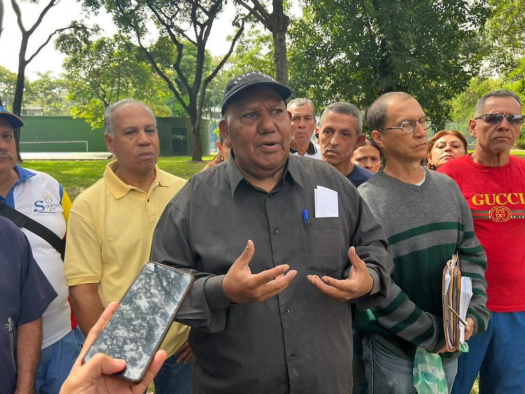 Eduardo Sánchez, presidente del Sindicato Nacional de Trabajadores (Sinatra- UCV)