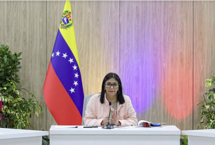 Delcy Rodríguez, presidenta encargada de Venezuela