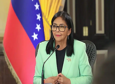 Delcy Rodríguez, presidenta encargada de Venezuela