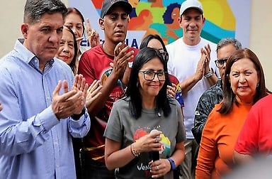 Delcy Rodríguez, presidenta encargada de Venezuela