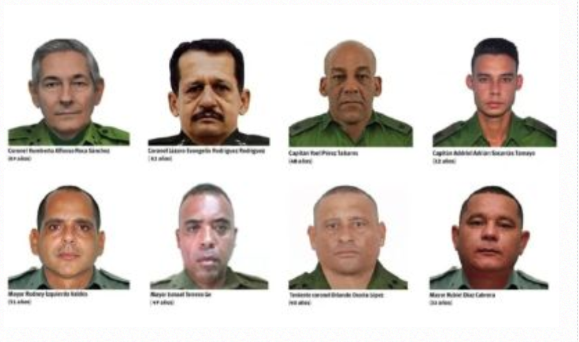 Cubanos caídos en combate frente al ejército invasor de EEUU en Venezuela