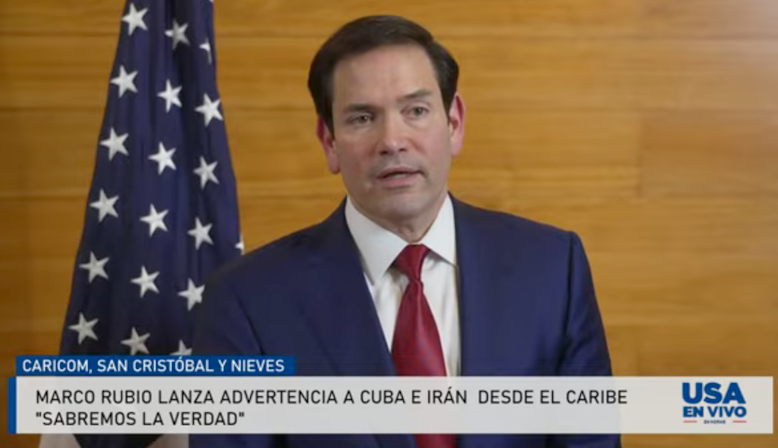 Marco Rubio lanza advertencia a Cuba e Irán desde el Caribe: sabremos la verdad