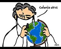 CARICATURA: Colonia virus