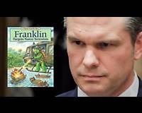 "Poco serio": condena a Hegseth tras usar caricatura de la tortuga Franklin para celebrar ataques en el Caribe